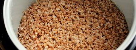 гречневая каша на молоке в мультиварке. Шаг 7