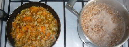 гречневая каша по-царски с индейкой. Шаг 5