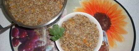 гречневая каша по-царски с индейкой. Шаг 7