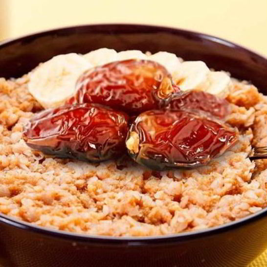 Рецепт гречневой каши с финиками и халвой