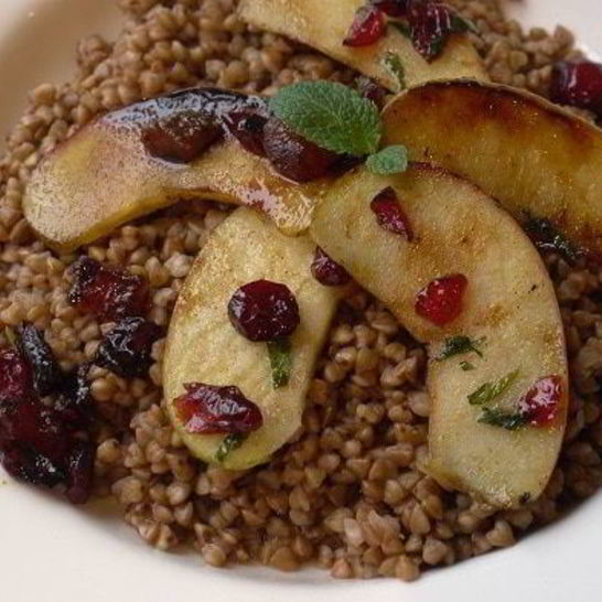 Рецепт гречневой каши с фруктовой заправкой