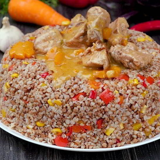 Рецепт гречневой каши с гуляшом