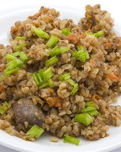 Гречневая каша с луком на пару