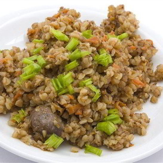 Рецепт гречневой каши с луком на пару