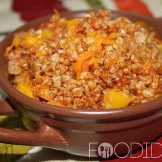 Рецепт гречневой каши с овощами