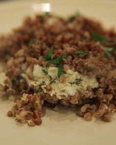 Гречневая каша, запеченная с творогом