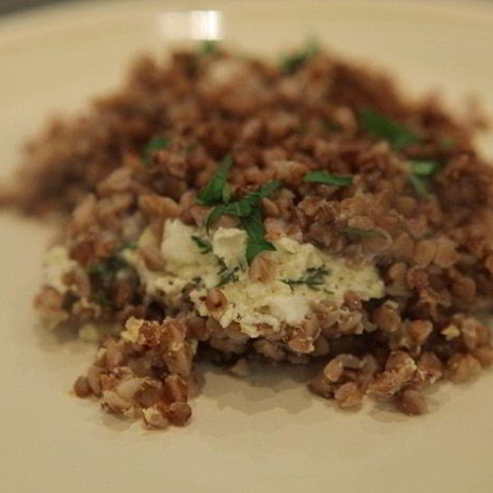 Рецепт гречневой каши, запеченной с творогом