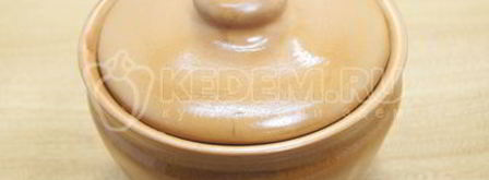 постная гречка с грибами в горшочке. Шаг 7