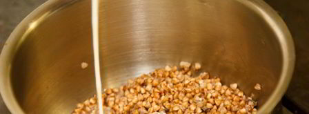 сливочная гречка с говяжьим языком. Шаг 7