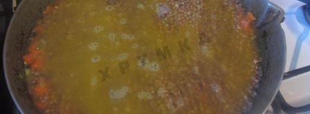 тушеная гречневая каша с тыквой. Шаг 6