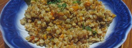 тушеная гречневая каша с тыквой. Шаг 8