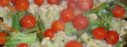 зеленая гречка с овощами. Шаг 3