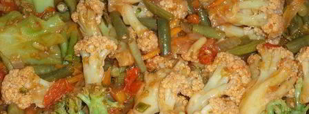 зеленая гречка с овощами. Шаг 4