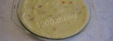 гурьевская каша с изюмом орехами и цукатами. Шаг 2