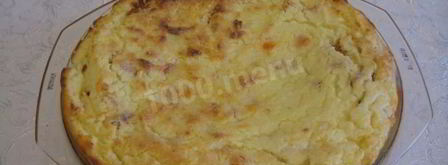 гурьевская каша с изюмом орехами и цукатами. Шаг 3