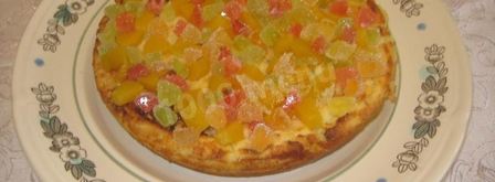 гурьевская каша с изюмом орехами и цукатами. Шаг 4