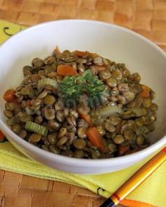 Каша из чечевицы