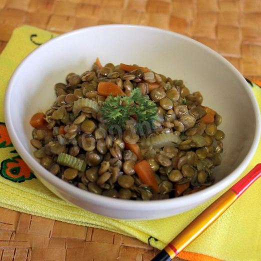 Каша из чечевицы