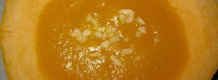 каша из тыквы в тыквенном горшочке с грецкими орехами. Шаг 4