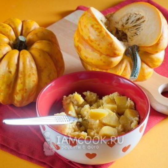 Рецепт кукурузной каши с тыквой