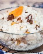 Кутья из риса с изюмом