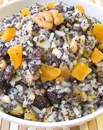 Кутья на Рождество из риса с изюмом