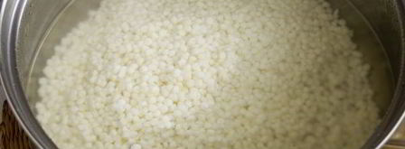 молочная каша из саго. Шаг 4