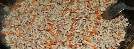 мясная каша с отрубями. Шаг 4