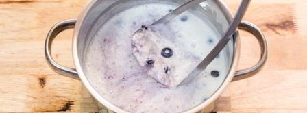 овсяная каша с черникой. Шаг 11