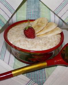 Овсяная каша с бананом