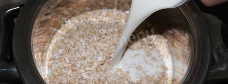 овсяная каша с бананом. Шаг 3