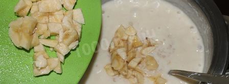 овсяная каша с бананом. Шаг 7