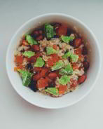 Овсяная каша с сухофруктами