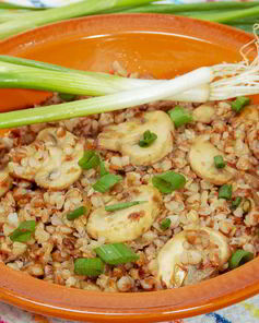 Каши с грибами