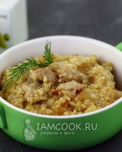 Пшеничная каша с мясом