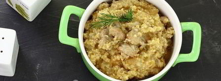 пшеничная каша с мясом. Шаг 12