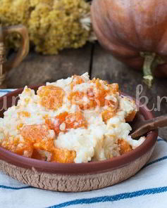 Рисовая каша с тыквой в мультиварке