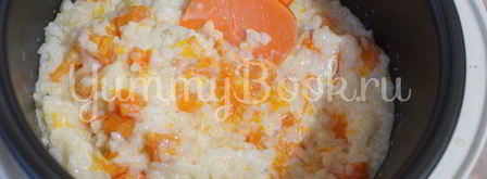 рисовая каша с тыквой в мультиварке. Шаг 6