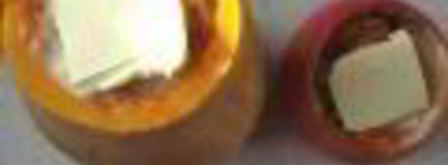 золотая каша в тыкве и яблоках. Шаг 7