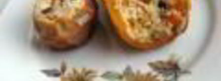 золотая каша в тыкве и яблоках. Шаг 9