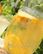 Апельсиновый напиток с мятой