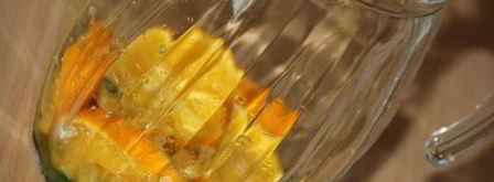 апельсиновый напиток с мятой. Шаг 3