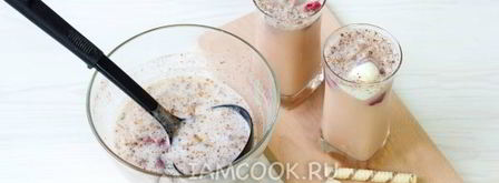 безалкогольный коктейль снежок. Шаг 11