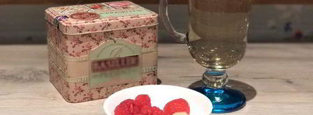 белый травяной чай с малиной. Шаг 3