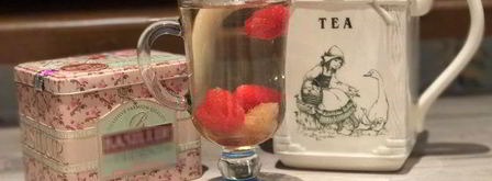 белый травяной чай с малиной. Шаг 4