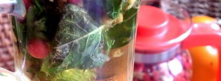 бруснично-ромашковый чай с мятой. Шаг 12