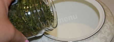 чай из листьев малины. Шаг 2