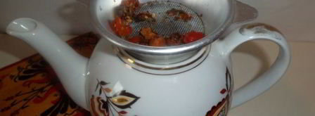 чай из плодов шиповника с мелиссой. Шаг 6