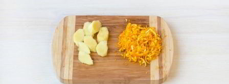 чай латте. Шаг 3