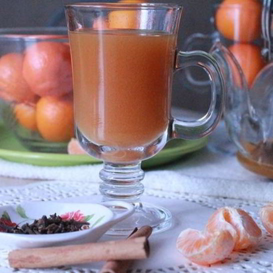 Рецепт чая пряного мандарин